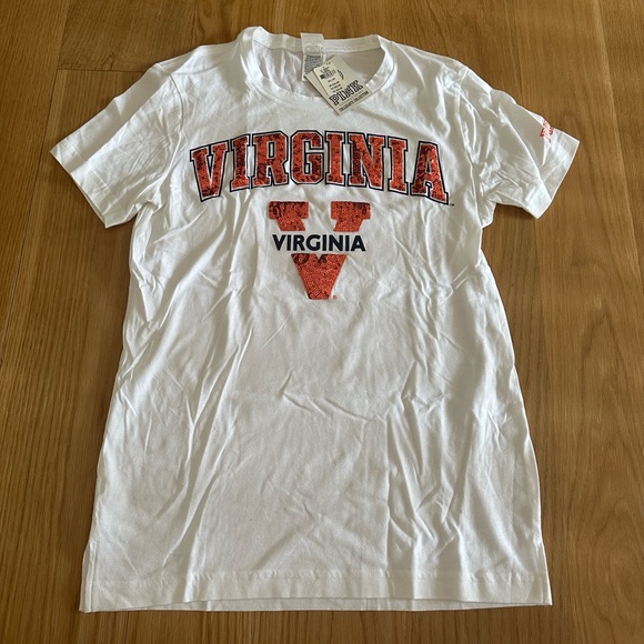 Pink VS Collegiate Collection UVA Shirt | Pink University of Virginia Tee NWT - Picture 2 of 10